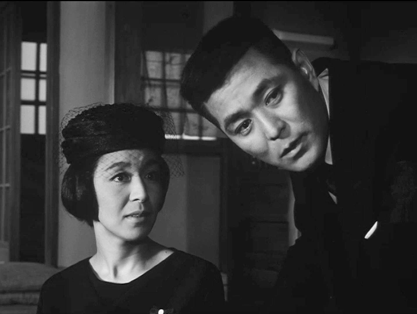 Mitsuko Kusabue and Tatsuya Mihashi in The Stranger Within a Woman (1966)