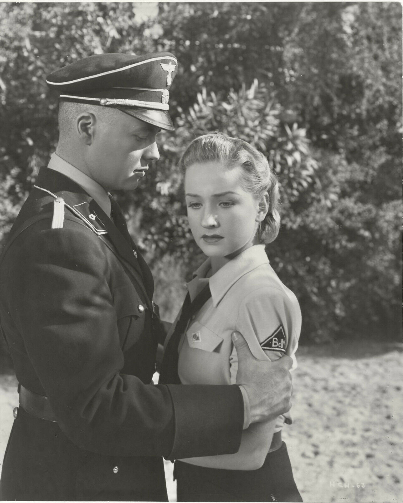 Bonita Granville and Tim Holt in Hitler's Children (1943)