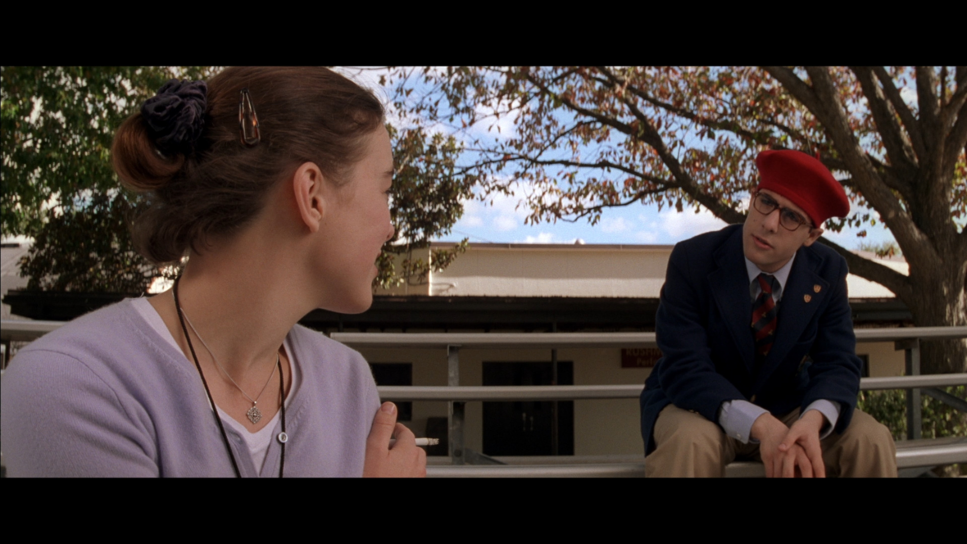 Jason Schwartzman and Olivia Williams in Rushmore (1998)