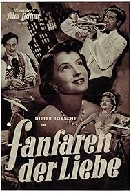 Dieter Borsche, Inge Egger, and Grethe Weiser in Fanfaren der Liebe (1951)