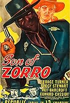 Roy Barcroft, Ed Cassidy, Peggy Stewart, and George Turner in Son of Zorro (1947)