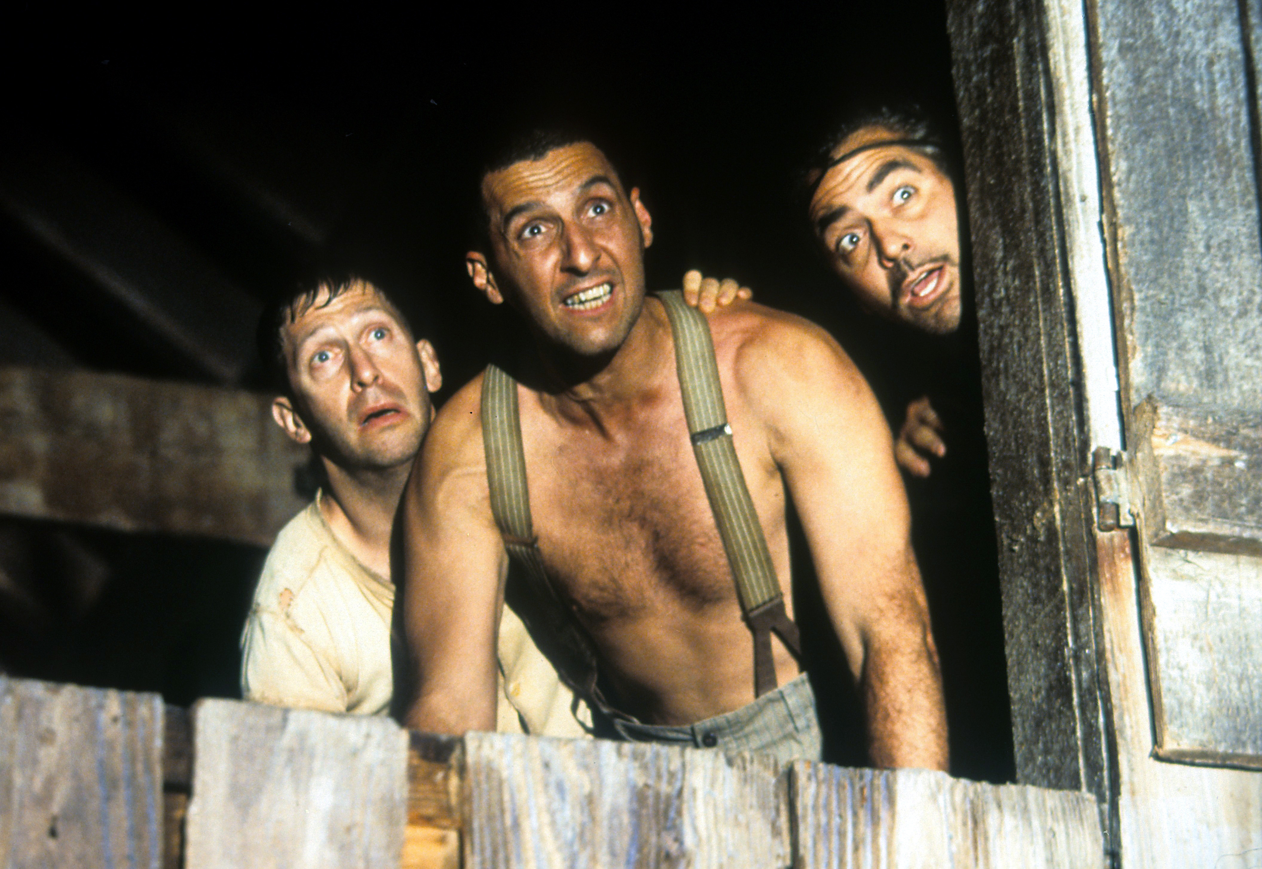 George Clooney, John Turturro, and Tim Blake Nelson in O Brother, Where Art Thou? (2000)