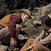 Chuck Connors and Tommy Kirk in Old Yeller (1957)