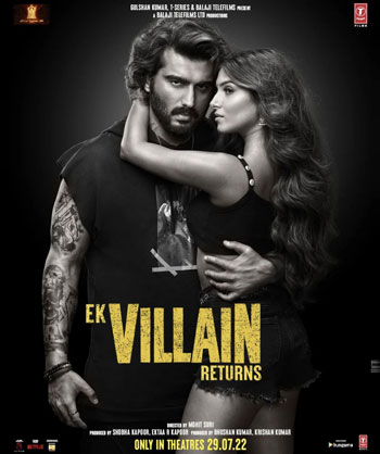 Arjun Kapoor and Tara Sutaria in Ek Villain Returns (2022)