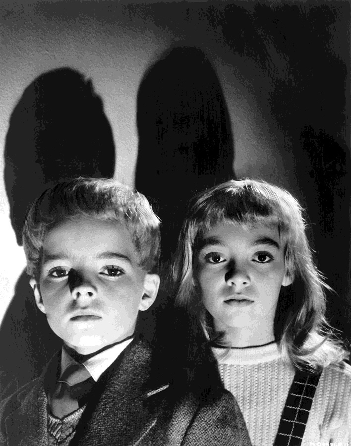 June Cowell and Martin Stephens in Village of the Damned (1960)