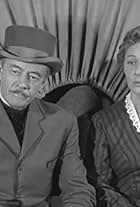 Sylvia Marriott and Les Tremayne in Wagon Train (1957)