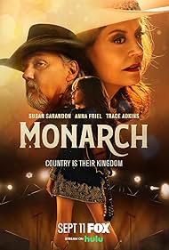 Susan Sarandon, Trace Adkins, Anna Friel, and Rachel Ann Kearns in Monarch (2022)