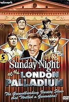 Bruce Forsyth, Frankie Howerd, Des O'Connor, Jimmy Tarbuck, and Norman Wisdom in Val Parnell's Sunday Night at the London Palladium (1955)