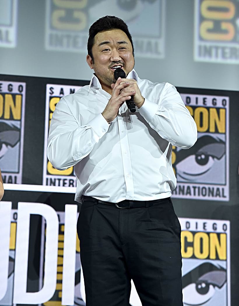 Ma Dong-seok at an event for Eternals (2021)