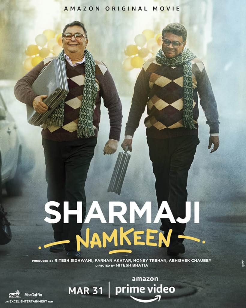 Rishi Kapoor and Paresh Rawal in Sharmaji Namkeen (2022)