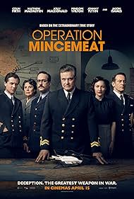 Colin Firth, Jason Isaacs, Kelly Macdonald, Matthew Macfadyen, Penelope Wilton, and Johnny Flynn in Operation Mincemeat (2021)