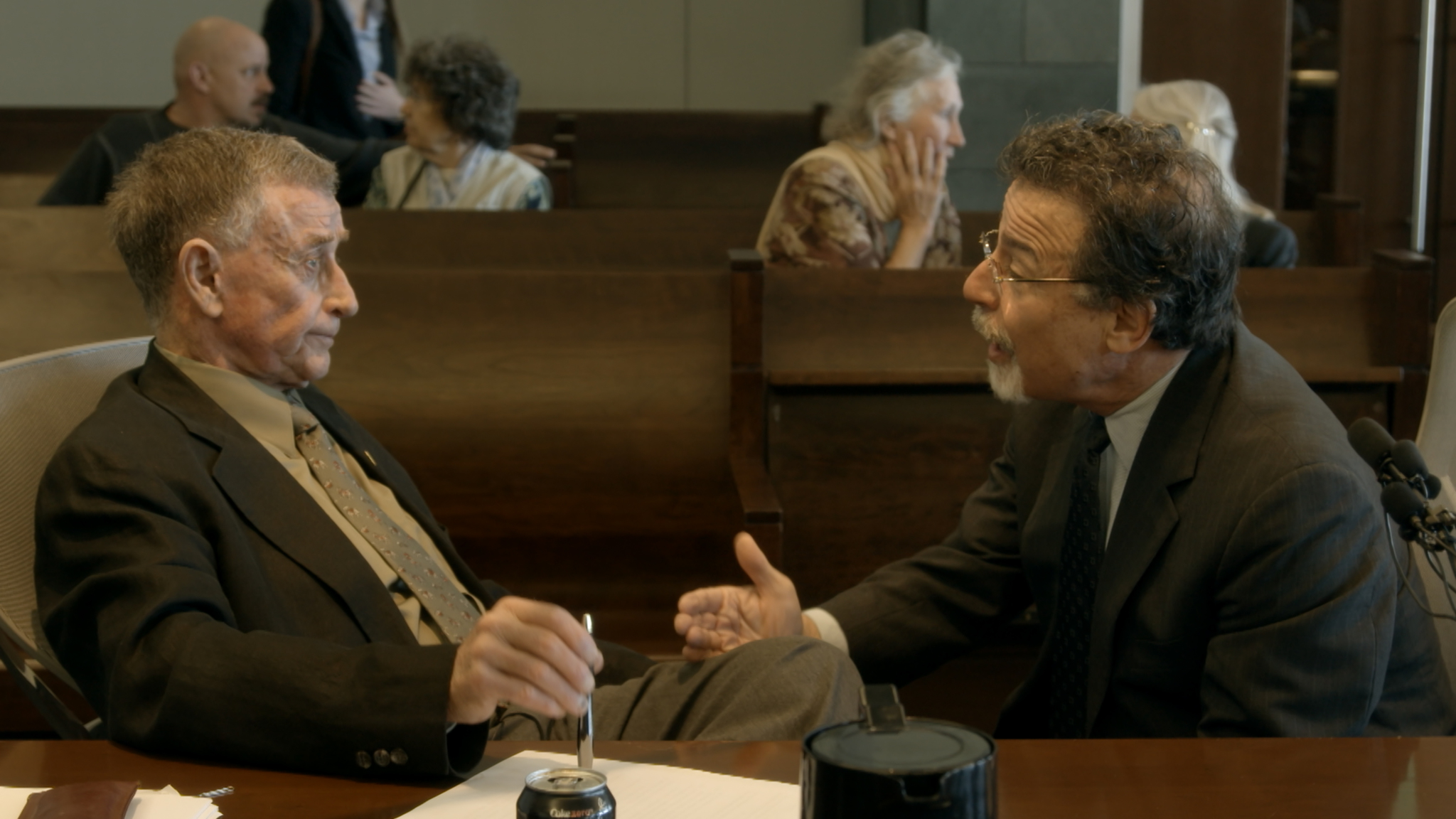 Michael Peterson and David Rudolf in The Staircase (2004)