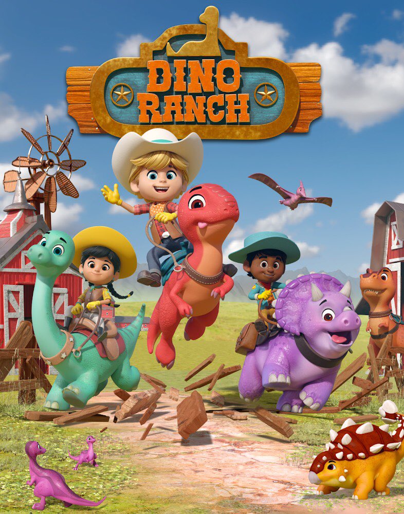 Jacob Mazeral and Ava Ro in Dino Ranch (2021)