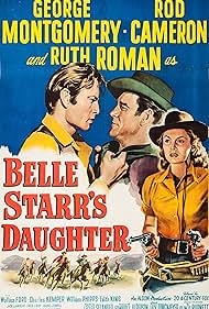 Rod Cameron, George Montgomery, and Ruth Roman in Belle Starr's Daughter (1948)