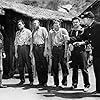 Pedro Armendáriz, Ward Bond, Dick Foran, Victor McLaglen, Jack Pennick, and Hank Worden in Fort Apache (1948)