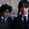 Moosa Mostafa and Jenna Ortega in Wednesday (2022)