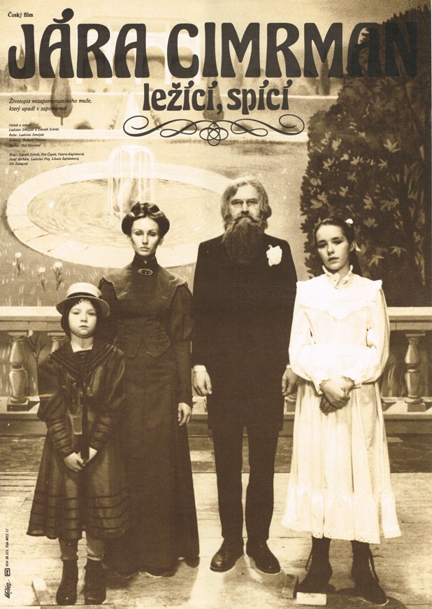 Zdenek Sverák, Eliska Sirová, Alice Stechová, and Filip Svarc in Jára Cimrman lezící, spící (1983)