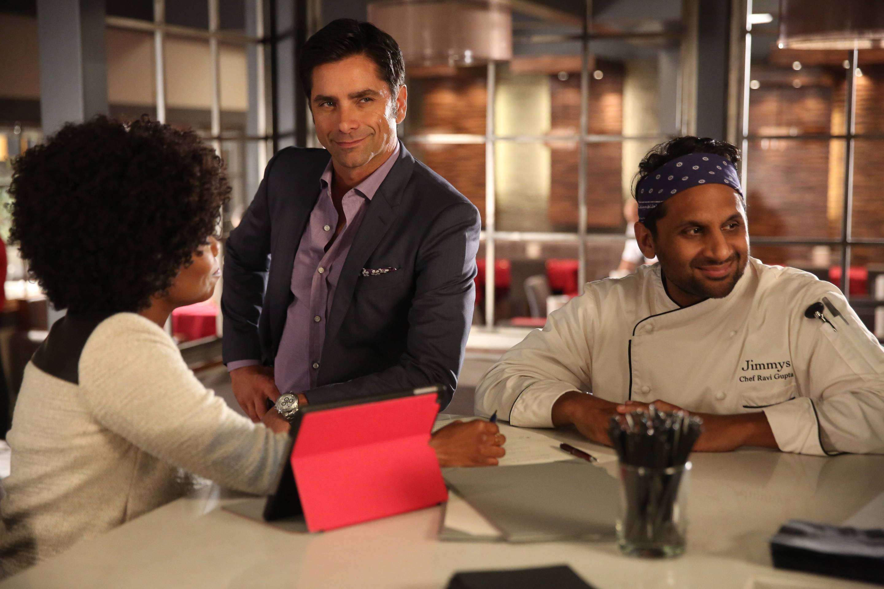 John Stamos, Ravi Patel, and Kelly Jenrette in Grandfathered (2015)