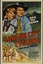 Don 'Red' Barry and Lynn Merrick in Carson City Cyclone (1943)