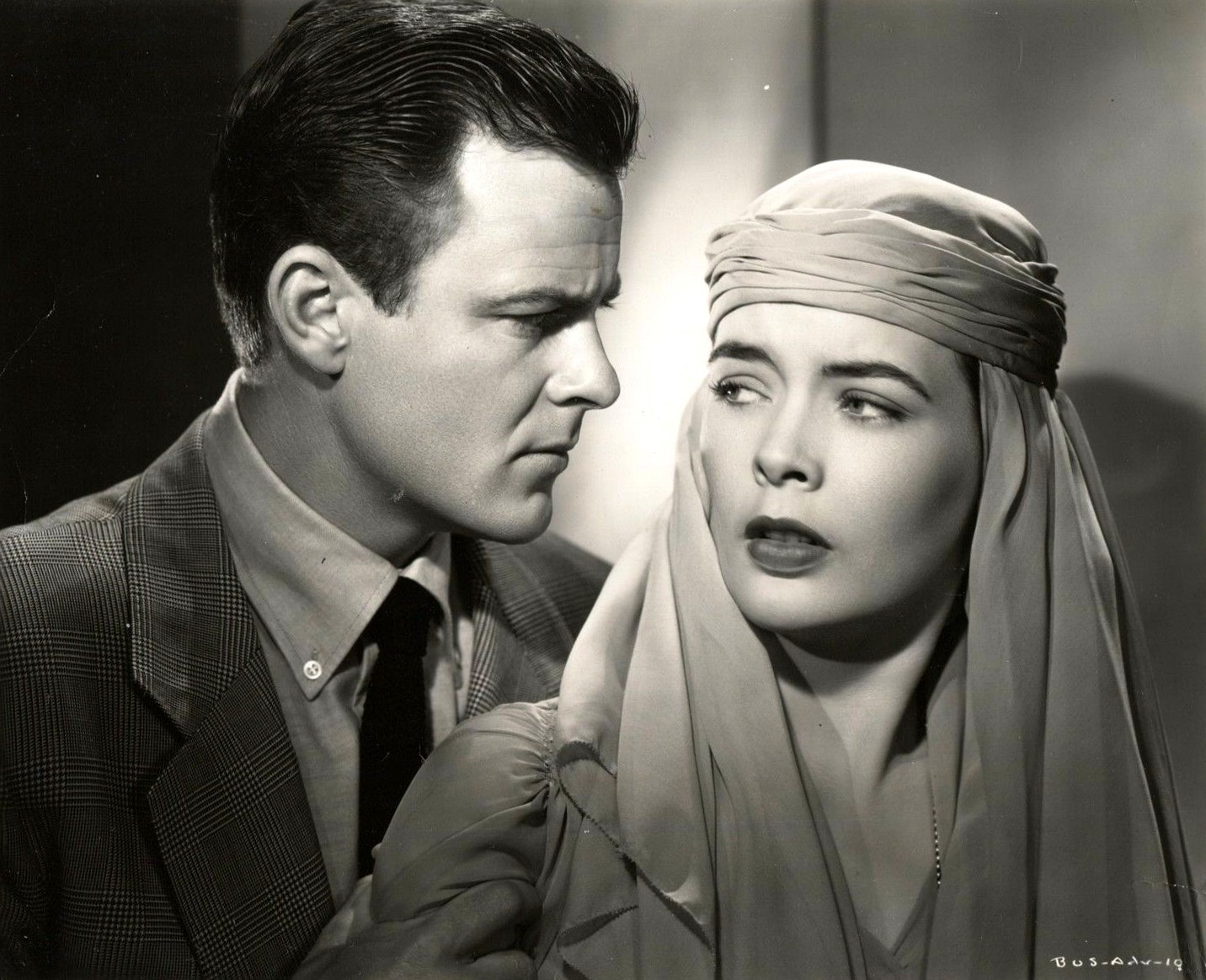 Joan Dixon and Robert Sterling in Bunco Squad (1950)