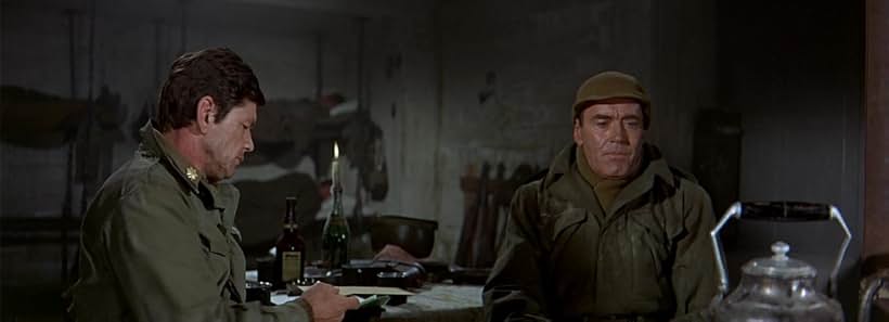 Henry Fonda and Charles Bronson in Battle of the Bulge (1965)