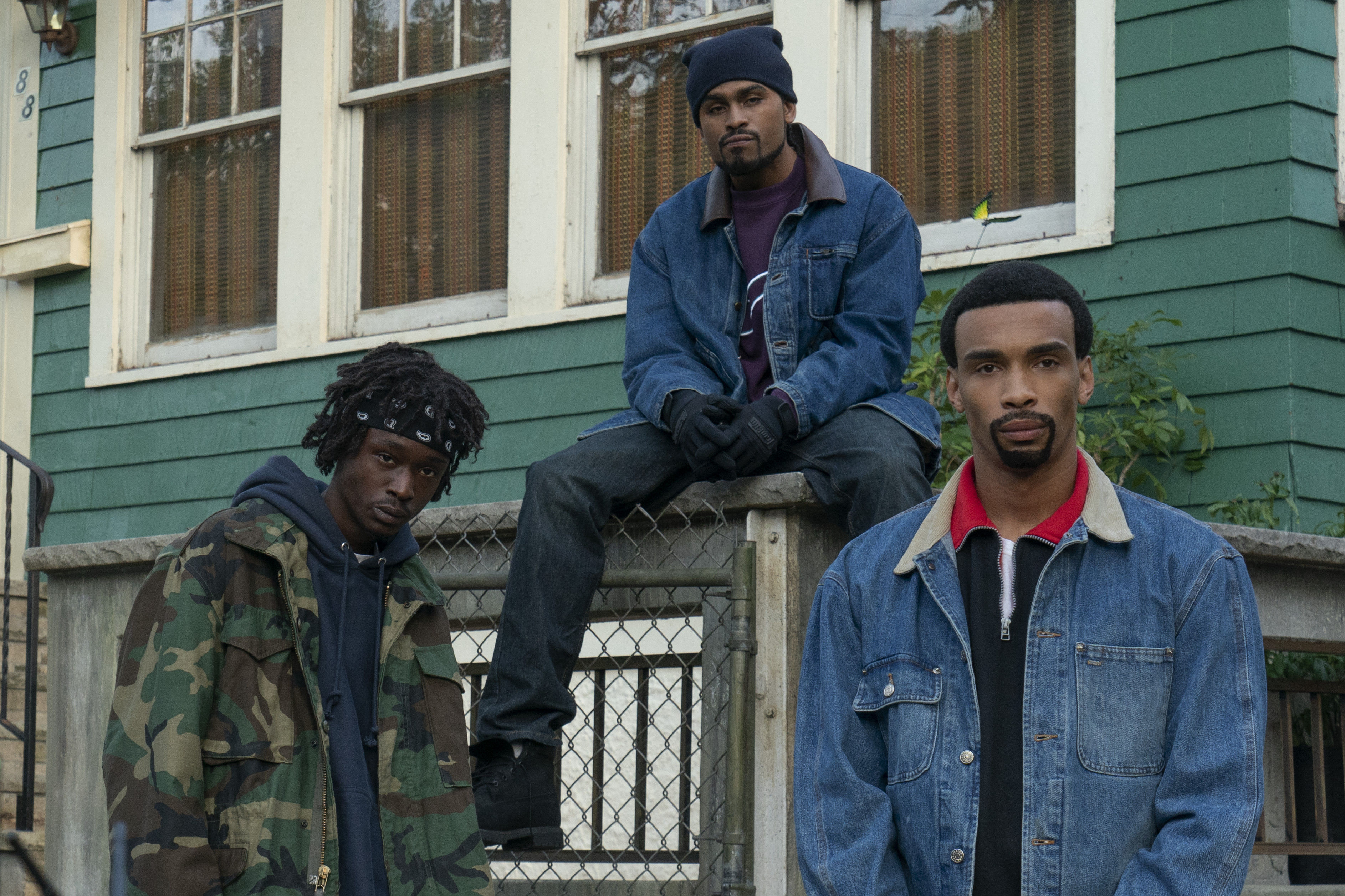 Julian Elijah Martinez, Ashton Sanders, and Dave East in Wu-Tang: An American Saga (2019)