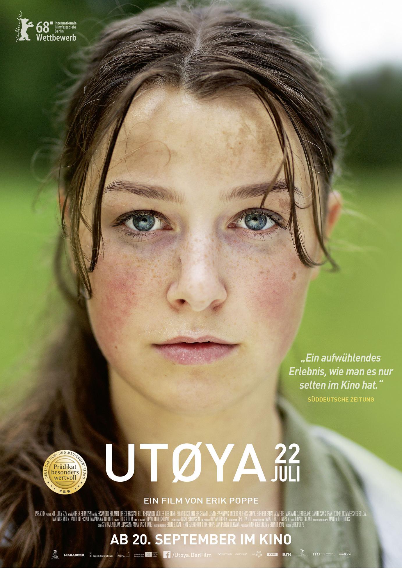 Andrea Berntzen in Utoya: July 22 (2018)