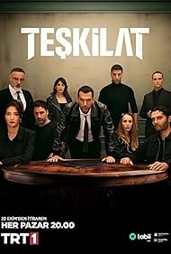 Murat Yildirim, Serdar Yegin, Sarp Levendoglu, Cengiz Bozkurt, Yunus Emre Yildirimer, Melisa Akman, Tugçe Açikgöz, Ceyhun Mengiroglu, and Aybüke Pusat in The Shadow Team (2021)