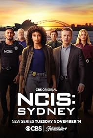 William McInnes, Olivia Swann, Tuuli Narkle, Todd Lasance, Sean Sagar, and Mavournee Hazel in NCIS: Sydney (2023)