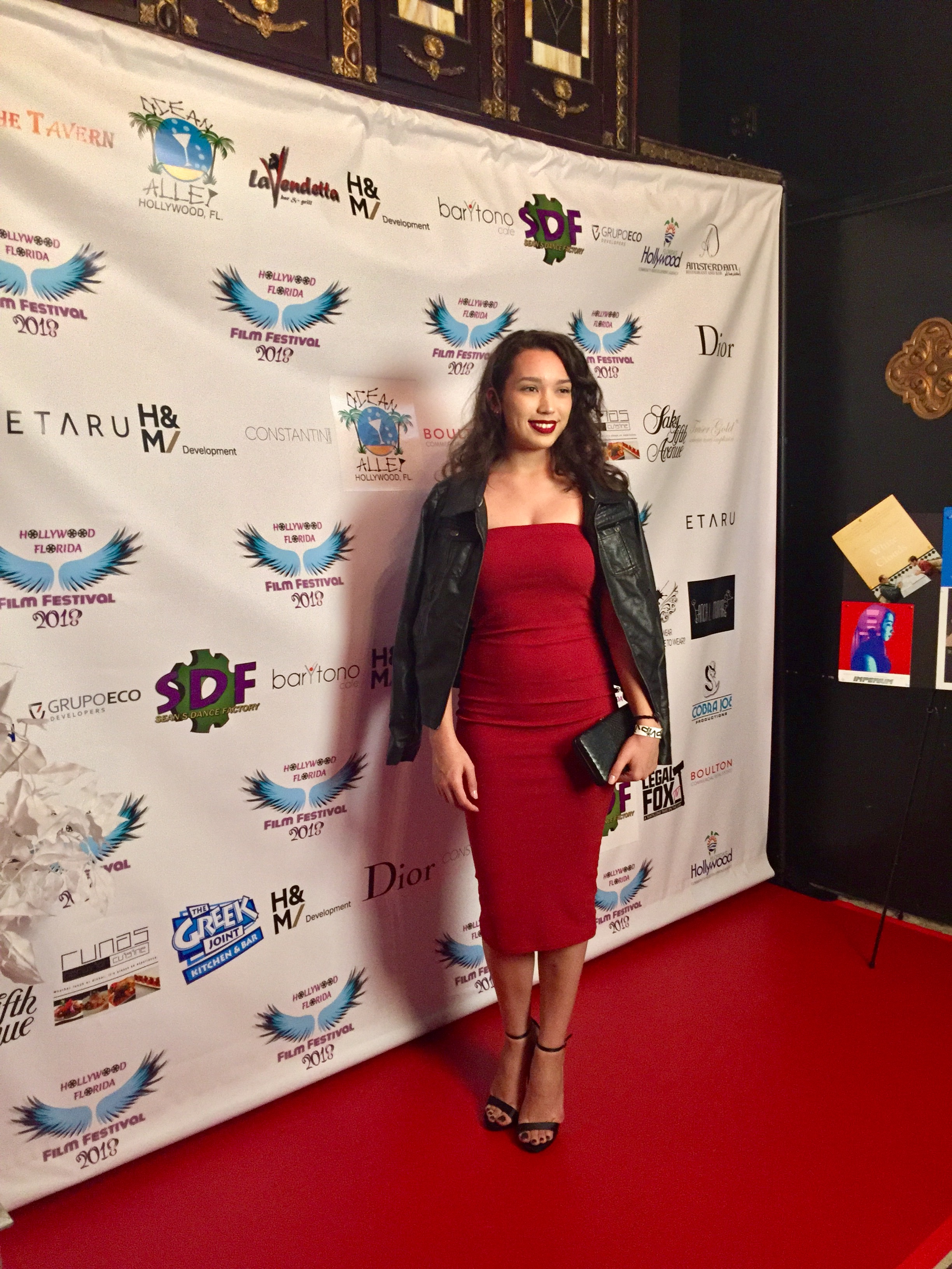 Denise Largaespada at an event for Imperium (2018)