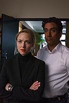 Naveen Andrews and Amanda Seyfried in The Dropout (2022)