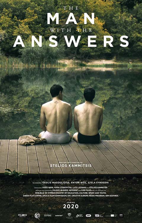 Anton Weil and Vasilis Magouliotis in The Man with the Answers (2021)