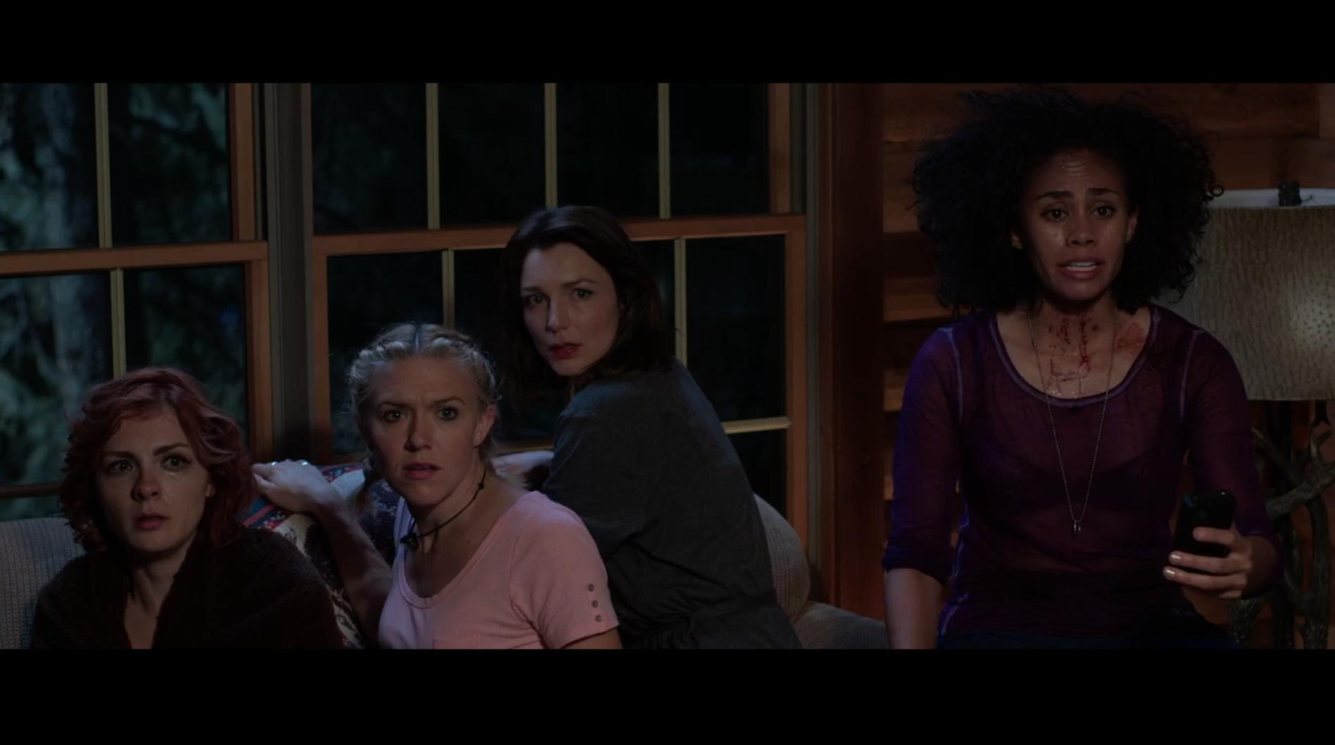 Dominique Swain, Tania Nolan, Chantelle Albers, and Monique Rosario in The 6th Friend (2016)