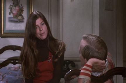 Katharine Ross and Tom Smothers in Get to Know Your Rabbit (1972)