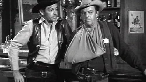 Rory Calhoun and Harry Lauter in The Texan (1958)