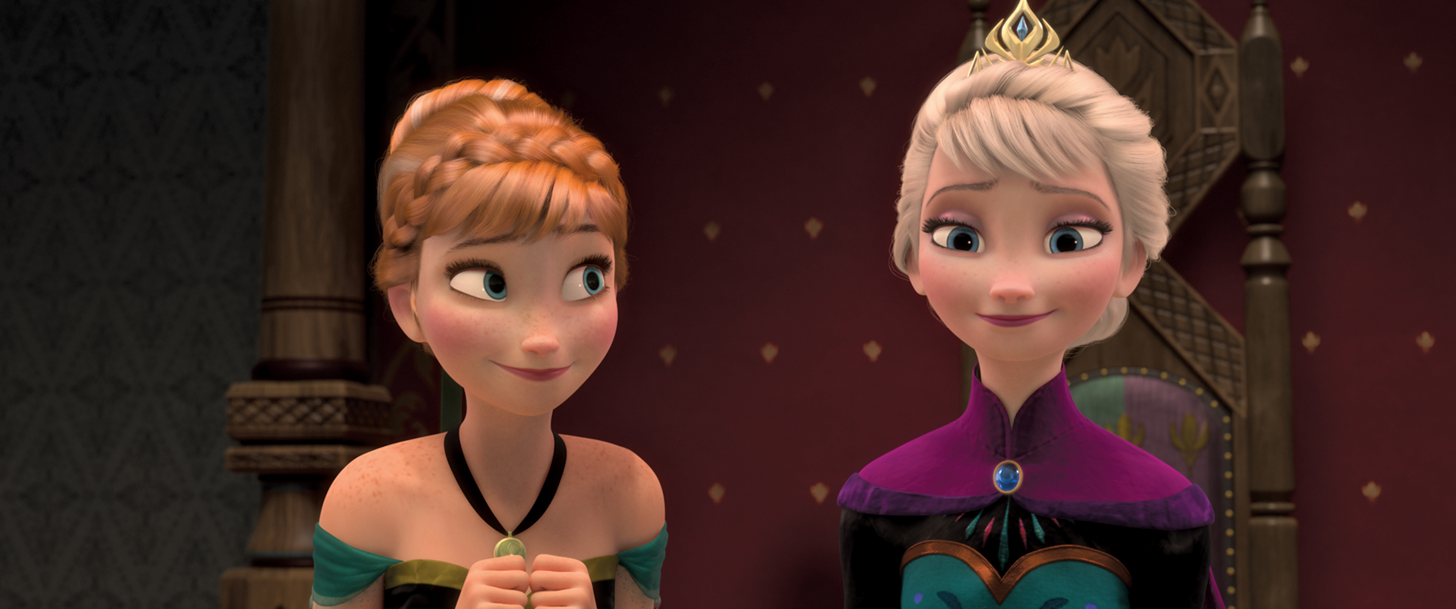 Kristen Bell and Idina Menzel in Frozen (2013)