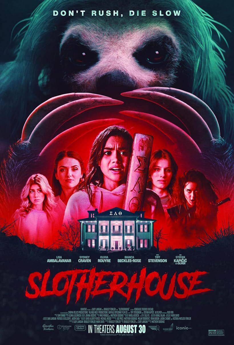 Lisa Ambalavanar, Sutter Nolan, Sydney Craven, Bianca Beckles-Rose, and Olivia Rouyre in Slotherhouse (2023)