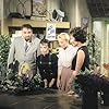 Mel Welles, Jonathan Haze, Jackie Joseph, Karyn Kupcinet, and Toby Michaels in The Little Shop of Horrors (1960)