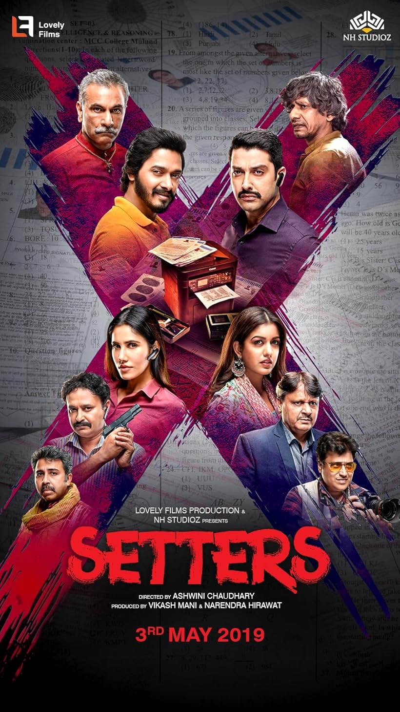 Aftab Shivdasani, Pawan Malhotra, Vijay Raaz, Shreyas Talpade, Anil Charanjeett, Sonnalli Seygall, and Ishita Dutta in Setters (2019)