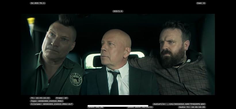 Bruce Willis, Sean Kanan, and Simon Phillips in Survive the Game (2021)