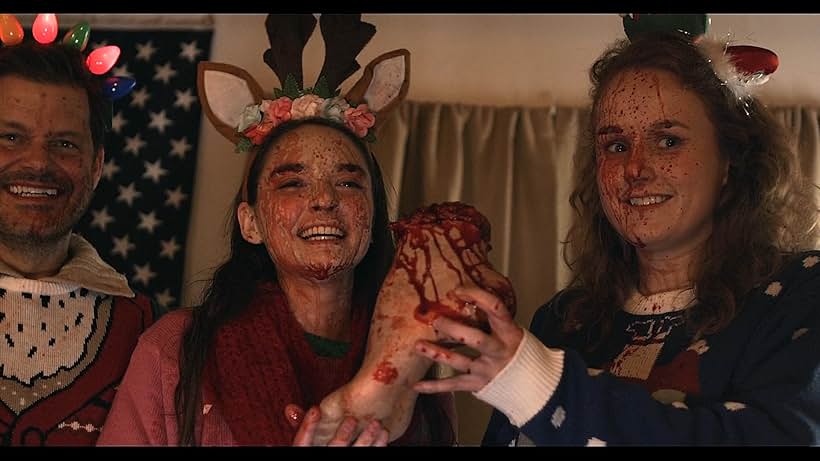 Regan Mears, Christine Hughes, and Bailee Bob Sveen in Deathcember (2019)