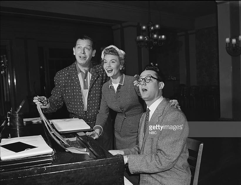 Milton Berle, Steve Allen, and Janet Blair