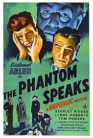 Richard Arlen, Stanley Ridges, and Lynne Roberts in The Phantom Speaks (1945)