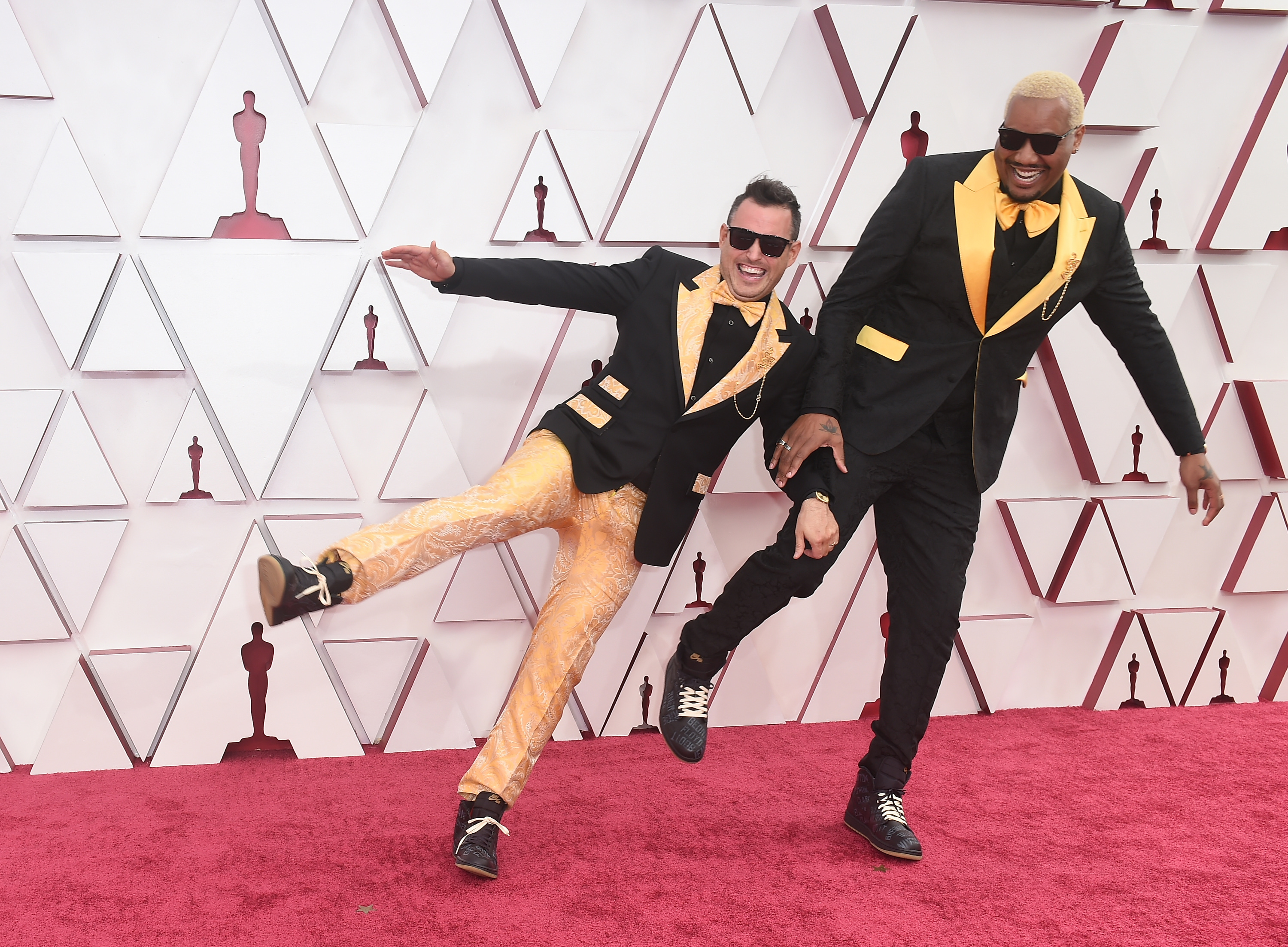 Martin Desmond Roe and Travon Free at an event for The Oscars (2021)