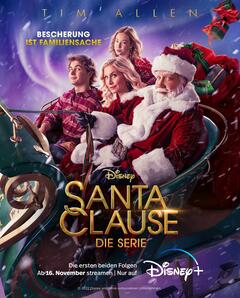 Tim Allen, Elizabeth Mitchell, Elizabeth Allen-Dick, and Austin Kane in The Santa Clauses (2022)