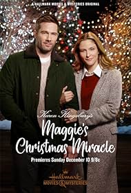 Jill Wagner and Luke Macfarlane in Karen Kingsbury's Maggie's Christmas Miracle (2017)