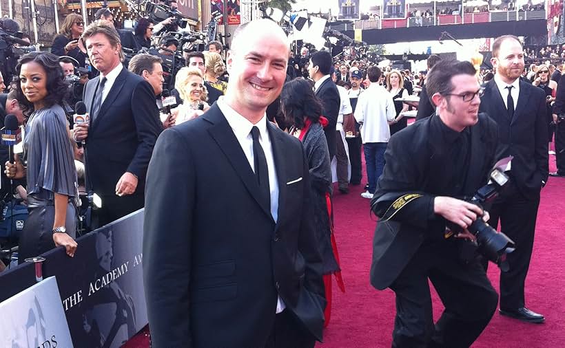 Cinematographer Luke Geissbühler at the Academy Awards for Best Live Action Short