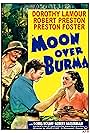 Preston Foster, Dorothy Lamour, and Robert Preston in Moon Over Burma (1940)