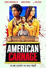 Eric Dane, Jorge Diaz, Allen Maldonado, Jenna Ortega, Bella Ortiz, and Jorge Lendeborg Jr. in American Carnage (2022)