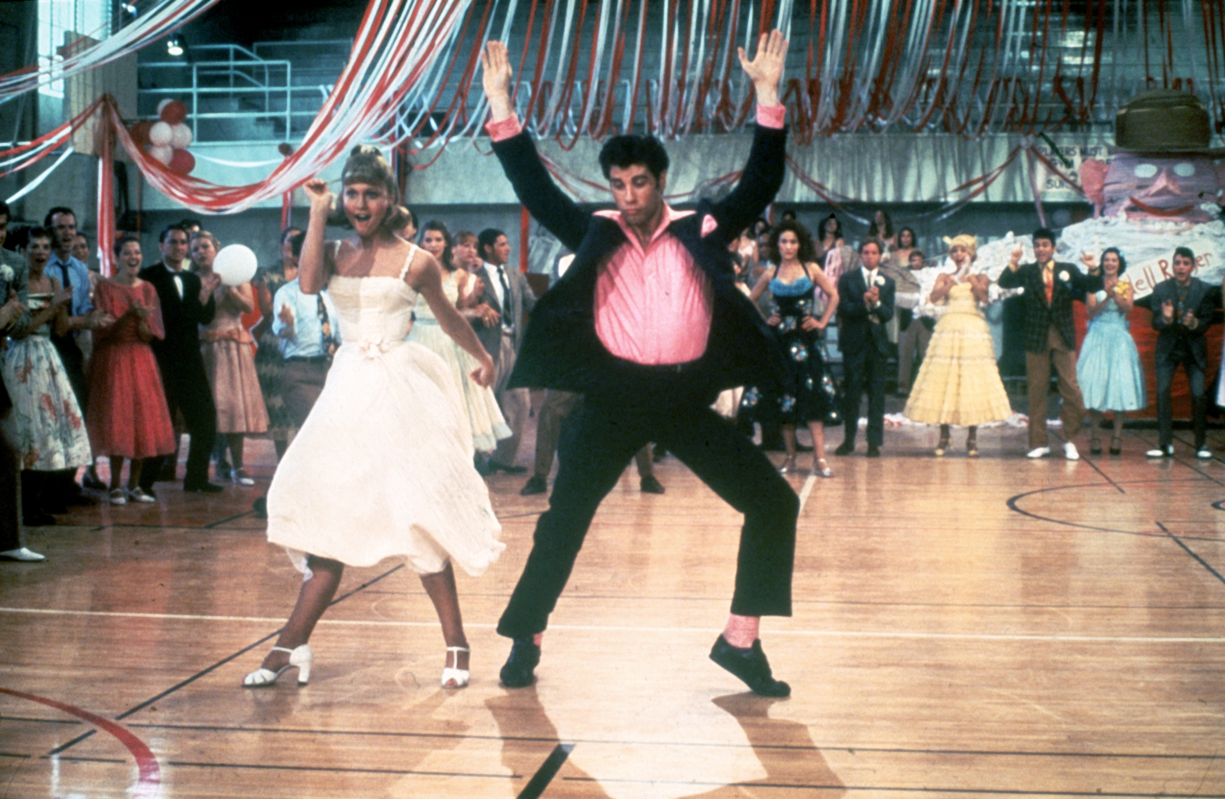 John Travolta and Olivia Newton-John in Grease (1978)